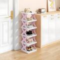 Vertical Shoe Rack - Big Size 5 Tier Shoe Rack Space Saving for Entryway Bedroom Living Room (30x28x17.5cm). 