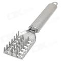 Unique Stainless Steel Fish Scale Cleaner - Silver. 