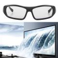 Circular Polarized Passive 3D Stereo Glasses Black RD3 For TV D 3D Cinemas. 