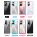 lthmy case for Vivo iQOO Neo5 Transparent Hard Back with Shockproof Enhanced Side Protective Bumper Phone Cover.