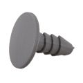 50 PCS 8Mm Hole Gray Plastic Rivet & 30 Pcs Plastic Fastening Screws Gray Flange Bumpers Clips. 