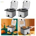Deep Frying Pot Nonstick Coating Deep Fryer for Restaurant Kitchen Vegetable. 