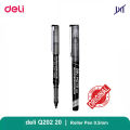 Deli Mate Q202 20 Roller Pen 2pcs - Black Ink. 