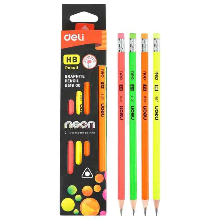 Deli%20EU51800%20Neon%20Graphite%20HB%20Pencil%20%E2%80%93%20Pack%20of%2012%20Pcs%20-%20Image%204