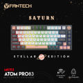 FANTECH MK913 ATOM PRO83 RGB Mechanical Gaming Keyboard Mercury Black & Saturn Grey Layout Red Switch & Blue Switch. 