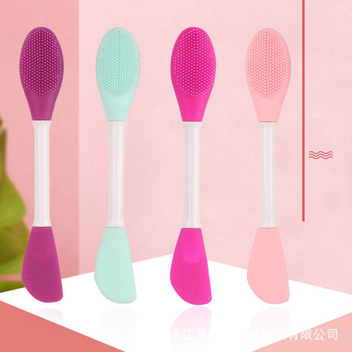 Multifunction Facial Stirring Brush Soft Silicone Mask Brush Face Clean Brush Luolong