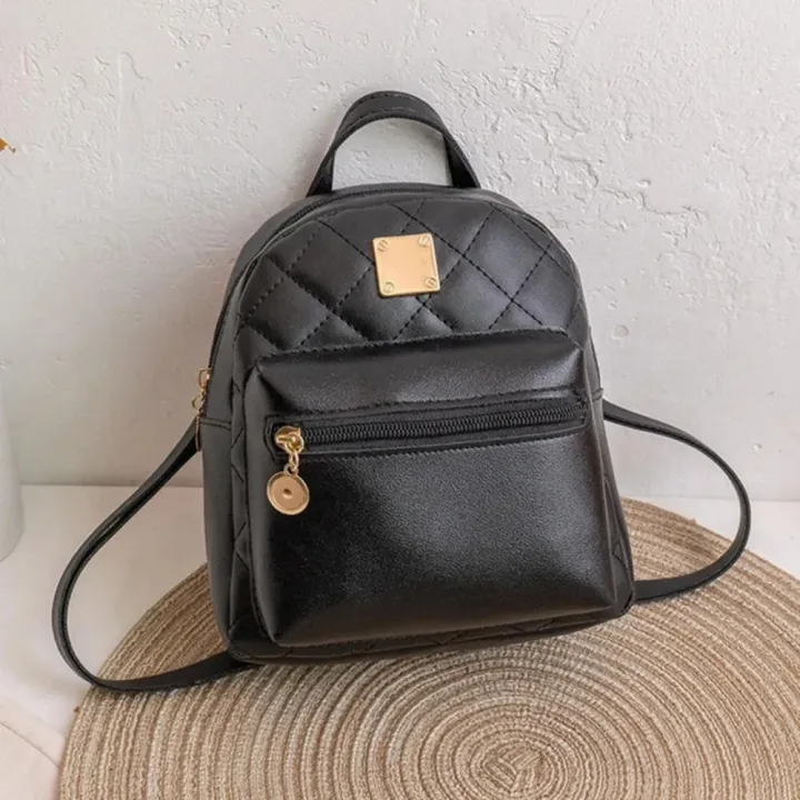 Small%20size%20Women's%20backpack%20Trendy%20Classic%20High%20quality%20Girl's%20rucksack%202023%20design%20Black%20and%20white%20color%20scheme%20Ladies%20knapsack%20for%20College%20students%20Office%20professionals%20Travel%20enthusiasts%20use%20Fashion%20conscious%20individuals%20-%20Image%202