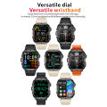 Qiunery QX11 Smart Watch Sleeping Heart Rate Blood Oxygen Blood Pressure Monitor Waterproof Fitness Watch With 1.96 Inch Touch Screen For Smart Phones Tablet Laptop.