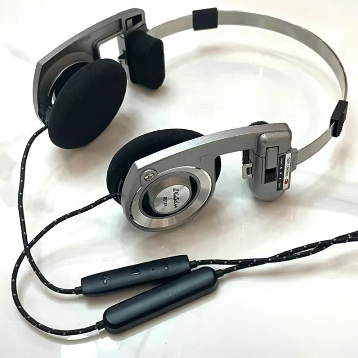 WhatPlus%20Retro%20Wireless%20Headphones%20Bluetooth%205.2%20Classic%20Open%20HIFI%20On-ear%20Headset%20With%20Noise%20Reduction%20Mic%20For%20KOSS%20Porta%20Pro%20-%20Image%206