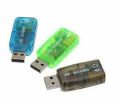 External Sound Card - USB 2.0 Audio 5.1 Channel External Adapter 3.5Mm - Blue. 