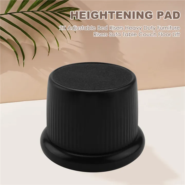 2X%20Adjustable%20Bed%20Risers%20Furniture%20Sofa%20Table%20Couch%20Floor%20Lift%20-Black%20-%20Image%207