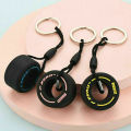 01 Pcs F1 Racing Car Rubber Tire Keychain Key ring Gift Mini Souvenir Gift. 