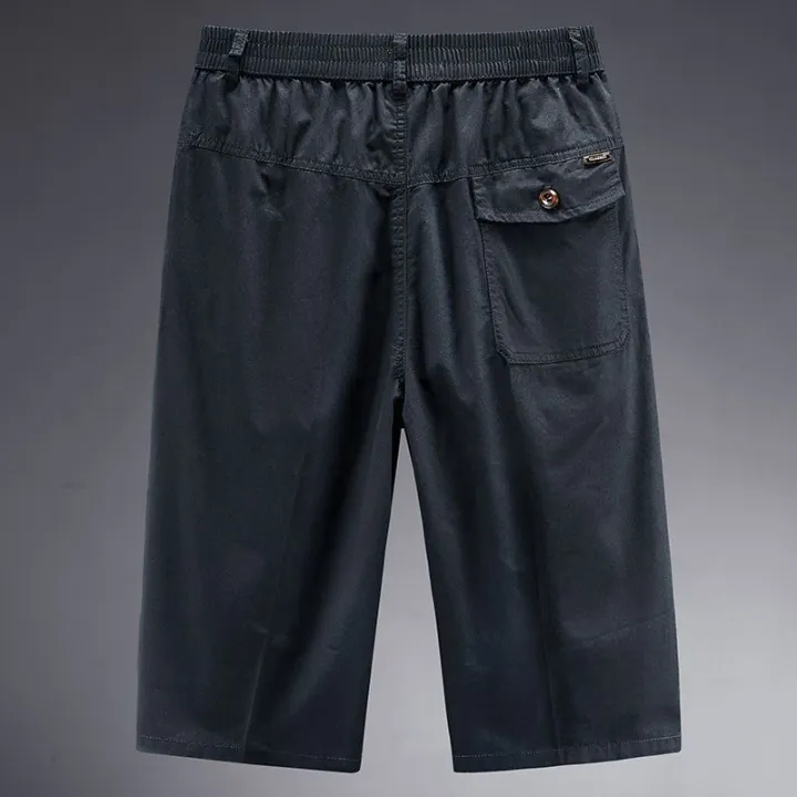 FGN%20Middle-Aged%20and%20Elderly%20Cropped%20Trousers%20for%20Men%20Summer%20Large%20Size%20Loose%20Casual%20Dad%20Summer%20Wear%20Short%20Pants%20Elastic%20Outer%20Wear%20-%20Image%207