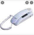 HelloTel TS-250 Telephone White, Black & Maroon Color. 