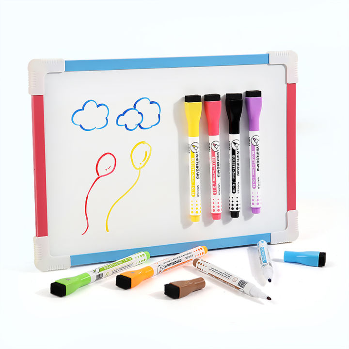 1/5/10Pcs%208%20Colors%20Erasable%20Magnetic%20Whiteboard%20Marker%20Pen%20Blackboard%20Marker%20Chalk%20Glass%20Ceramics%20Office%20School%20Art%20Marker%20Stationery%20-%20Image%205