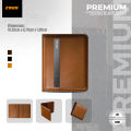 Zays Premium Leather Super Slim Card Holder Mini Wallet Handcrafted Durable Stylish Compact Wallet for Men And Women | Credit And Debit Card Holder Slim Wallet for Travel And Everyday Use (Brown). 