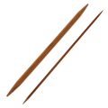10 Sets of 11 Sizes 5 Inch (13cm) Double Pointed Carbonized Bamboo Knitting Kits Needles Set (2.0mm - 5.0mm). 