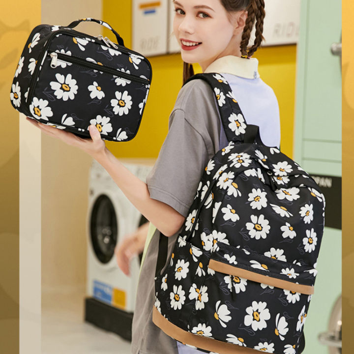 Daisy%20Flower%20School%20Backpack%20for%20Girls%20Large%20Capacity%20Student%20Backpack%20Lightweight%20Campus%20Printed%20Backpack%20for%20Kids%20Food%20Bag%20Set%20-%20Image%205