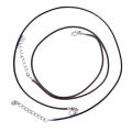 10PCS 1.5mm Adjustable Black Leather Cord Rope For DIY Necklace Bracelet Making. 