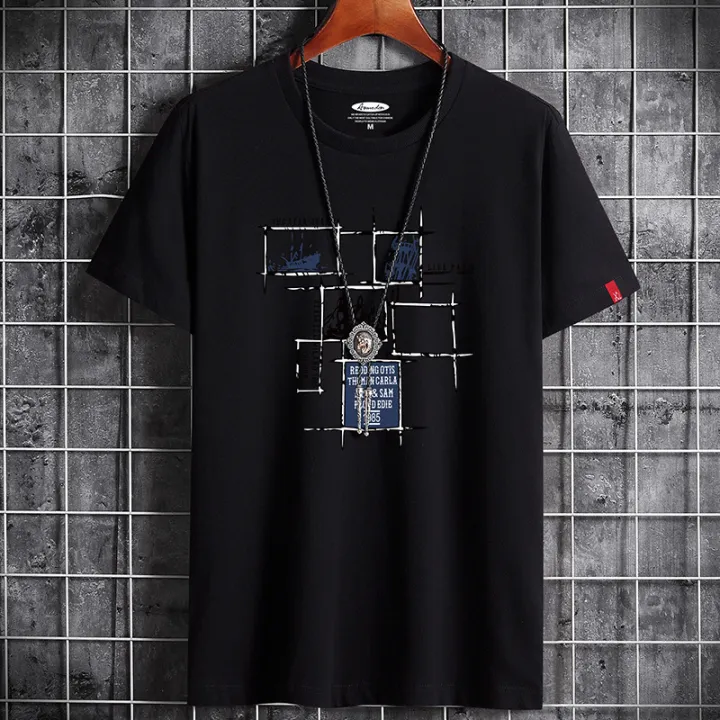 Kwai%20New%20Summer%20Short%20Backing%20Shirt%20Round%20Neck%20T-shirt%20Fashion%20Couple%20Half%20Sleeve%20Men's%20T%20-%20Image%204