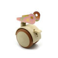 4Pcs 2'' Furniture Crib Swivel Casters Cabinet Clamp with Brake Wheels Nylon Furniture support leg for Chairs Baby Bed Trolley. 