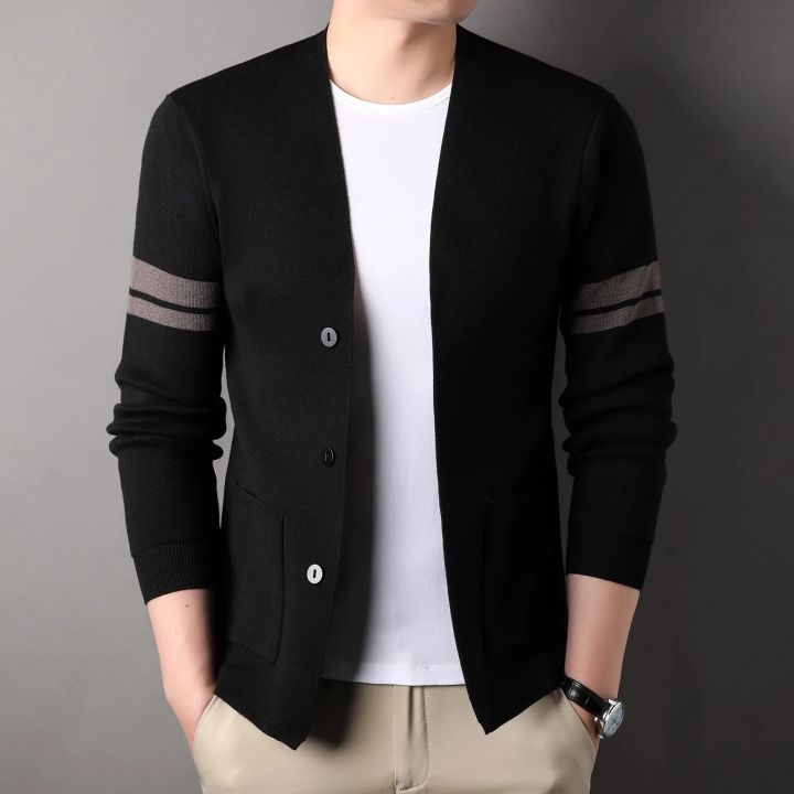 Knitted%20cardigan%20men's%20thin%202023%20spring%20and%20autumn%20season%20new%20casual%20middle-aged%20and%20young%20shawl%20sweater,%20outer%20wearing%20sweater%20-%20Image%202