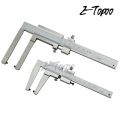 Stainless Steel Vernier Brake Disc Caliper 0-60mm Brake plate vernier calipers Brake Rotor Gauge For Brake Discs Disks Measuring-simple type. 