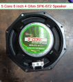 5 Core 6" Inch 4 Ohm SPK-672 Audio Speaker Octa Shape Style Speaker. 