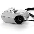 60x Handheld Portable Led Mini Magnifier Microscope Magnifying Glass Money Detector Light With Storage Bag. 