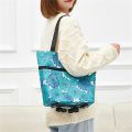 Colorful Shopping Bag For Trolley Foldable Large Capacity Supermarket Shopping Purchase Storage Bag For Shopping Carring Cart. 