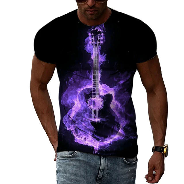 Fashion%20taste%20guitar%20graphic%20t%20shirts%20for%20men%20summer%20casual%20personality%20creativity%20o-neck%20short%20sleeve%203D%20Trendyol%20print%20T-shirt%20-%20Image%208