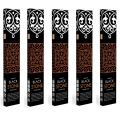 Black Stone Incense Sticks , 5 Packet of 65 Sticks Agarbatti, Darshan India. 