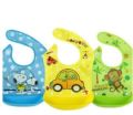 Silicone Baby Bibs With Soft Plastic Tray Detachable. 