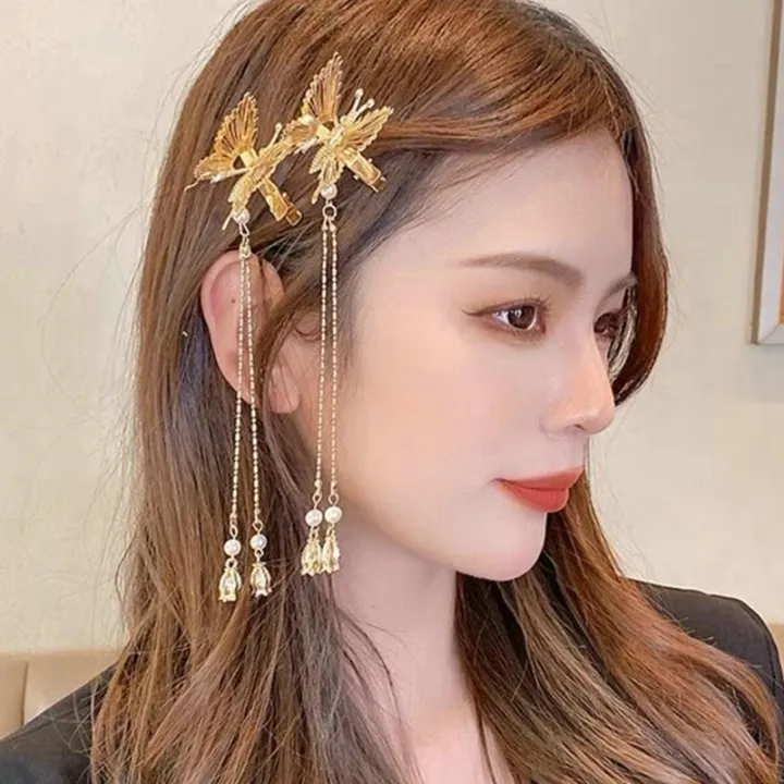 Y2k%20Moving%20Butterfly%20Hair%20Clip%20Star%20Flower%20Hairpins%20For%20Girls%20Braided%20Rhinestone%20Hair%20Tie%20Korean%20Fashion%20Hair%20Accessories%20-%20Image%204