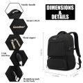 CoolBELL Lunch Backpack 15.6/17.3 Inches Laptop Backpack with Insulated Compartment / USB Port For Hiking Work Travel Men Women. 