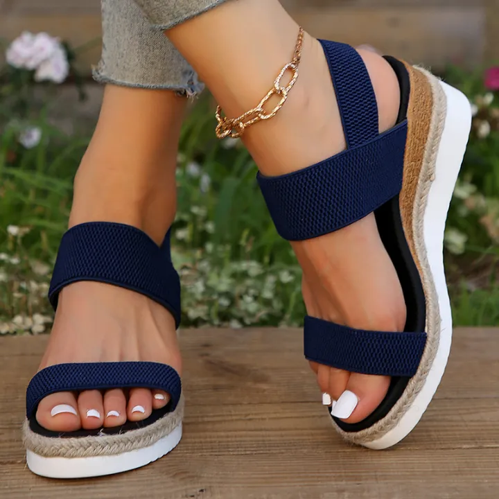 Stretch%20Fabric%20Knitted%20Wedge%20Sandals%20Women%20Back%20Elastic%20Band%20Platform%20Sandles%20Woman%20Super%20Size%20Summer%20Thick%20Sole%20Beach%20Sandalias%20-%20Image%205