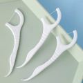 Dental Floss Interdental Brush Clean Teeth Dental Floss Stick Toothpicks Plastic Toothpick.