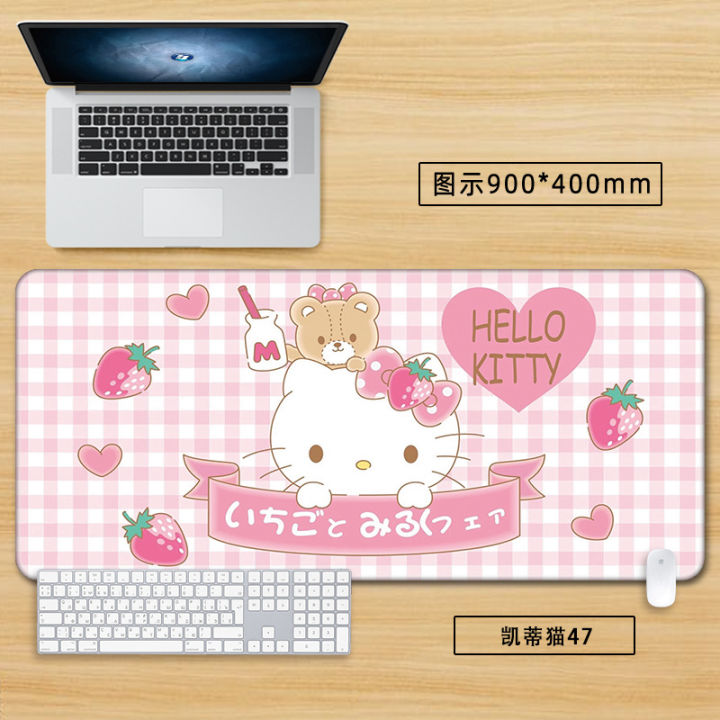 hellokitty%20mouse%20pad%20oversized%20kitty%20kitty%20pink%20cute%20cartoon%20girl%20creative%20computer%20desk%20mat%20-%20Image%206