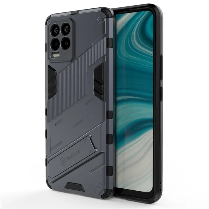 Vantime%20for%20Realme%208%20Pro%20/%20Realme%208%204G%20Case%20Kickstand%20Ultra%20Thin%20Shockproof%20Matte%20Back%20Cover%20-%20Image%203