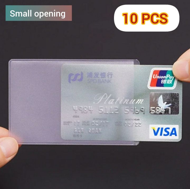5/10Pcs%20Transparent%20PVC%20Card%20Holder%20Waterproof%20ID%20Card%20Case%20Anti-demagnetization%20Frosted%20Bank%20and%20Bus%20Card%20Case%20Atm%20Card%20Holder%20Prevent%20From%20Damage%20Scratch%20-%20Image%207