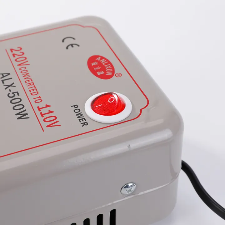 Voltage%20Transformer,%20500%20Watt,%20Step%20Down,%20220%20Volt%20to%20110%20V%20Power%20Converter,%20White%20-%20Image%208