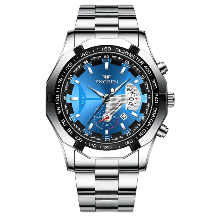 Men's%20Stainless%20Steel%20Quartz%20%2022mm%20%20Analog%20Luminous%20Business%20Watch%20%20with%2043mm%20Glass%20-%20Image%204