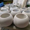 Home decorative,plantable concrete made vase(Medium size).