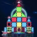 52 PCS Big Size Magnetic Construction Building Blocks Sets Montessori Educational Toys DIY 3D Magnetic Tiles for Kids Gifts. 