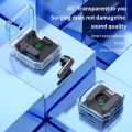 【FUPANG】Homel K30 TWS Wireless 5.3 Earbuds Handfree Call HIFI Noise Cancelling Waterproof Sport Headphones Mini Headsets with Transparent Charger Case.