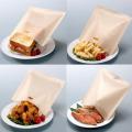Heat Resistant Reusable toaster bags Puncture Resistant Non Stick Reusable Toaster Bags Glass fiber cloth Sandwich Toast Pockets for Home use Home Kitchen Office Lunch Allergen-Free Cooking Sandwich. 