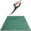 Yoga Mat 6'x6'x7mm, Thick Workout Mats for Home Gym Flooring, Extra Wide and Thick, Non-Slip Quick Resilient Barefoot Ex. 