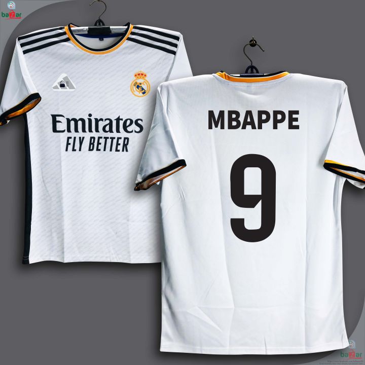 Real Madrid Jersey 2024/25 - Mbappe Jersey 9 Football Jersey For Men - Real Madrid Jersey