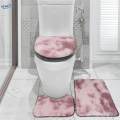 3Pcs Bath Mats Set for Bathroom, with Toilet Cover Bathroom Rug Sets, for under The Sink.
