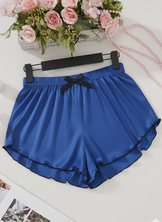 Ladies%20Premium%20Silk%20Soft%20Nightwear%20Shorts%20-%20Image%204